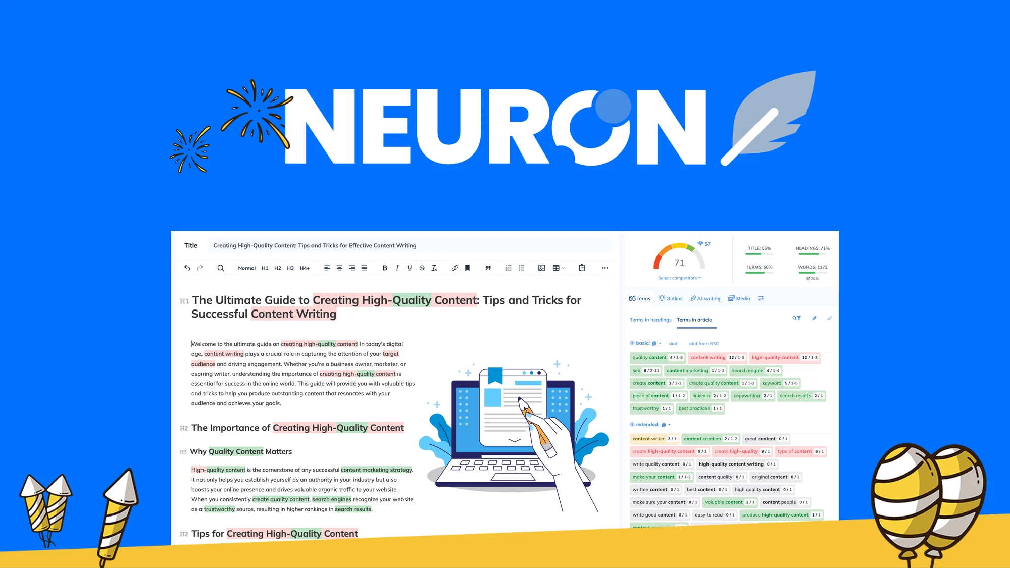 🚀 NeuroWriter AI: The Future of Smart Content Creation Software